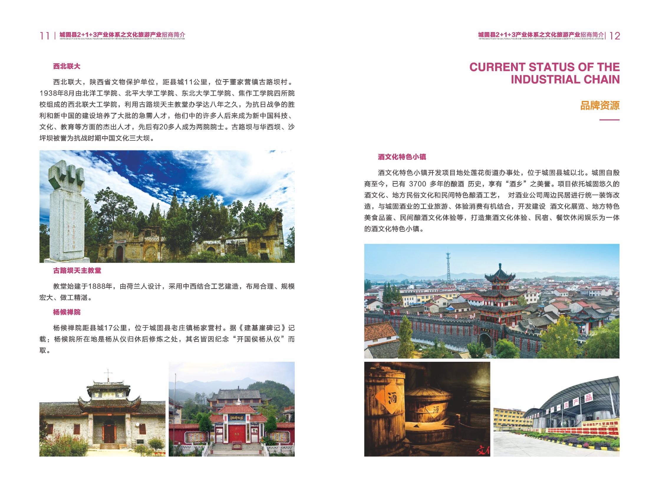 城固县招商项目册