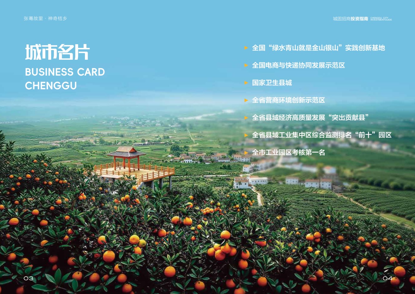 城固县招商项目册